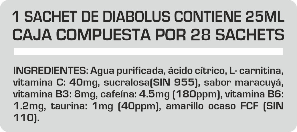 DIABOLUS ( CAJA X 28 SACHETS)