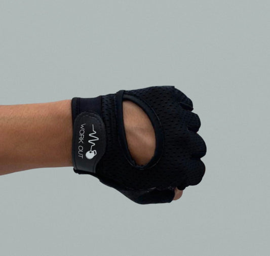 GUANTES PARA GYM - NEGRO