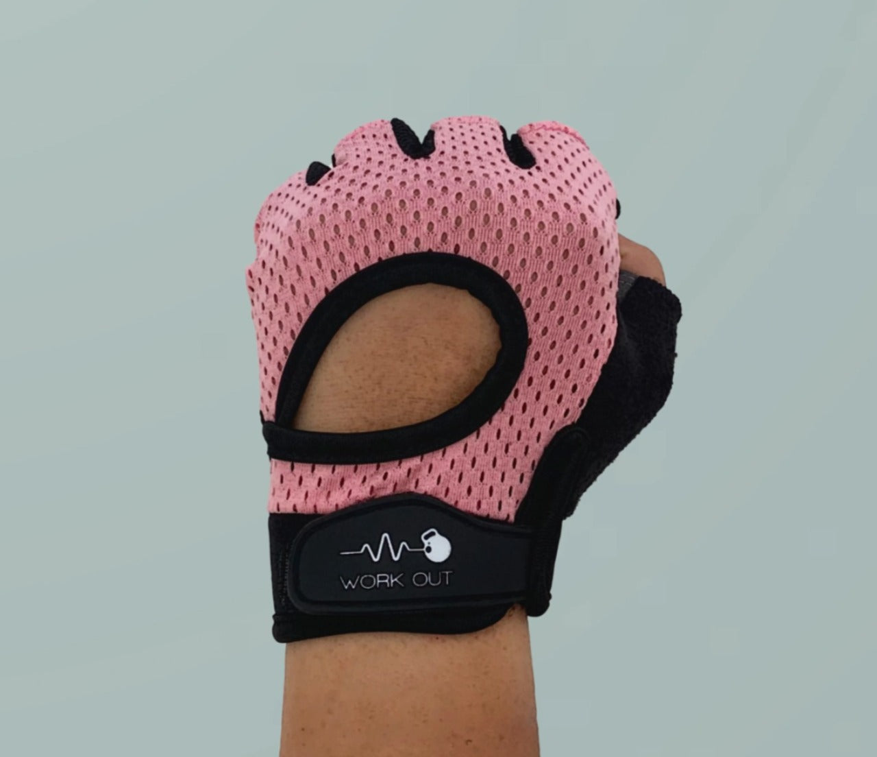 GUANTES PARA GYM - ROSADO