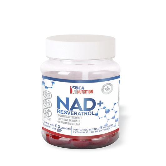 % NAD + RESVERATROL 90 GOMITAS