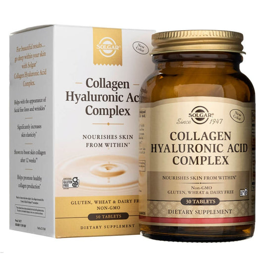 Collagen Hyaluronic Acid Complex 30 Tabletas - SOLGAR